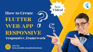 How to Create Flutter Web/App Responsive using `responsive_framework` || #flutter #web #responsive