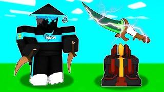 Crafting MAX LEVEL DAGGER and It's OP in Roblox Bedwars..