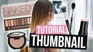 How To Make Thumbnails for YouTube Beauty Channels! (EASY)