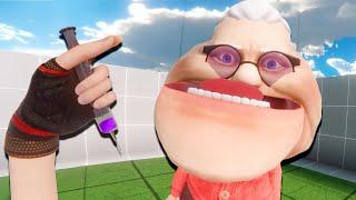 Experimenting with Granny Goes WRONG in Bonelab VR!