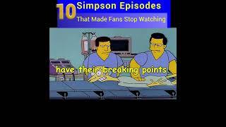 10 Worst Simpson Episodes That Made Fans Stop Watching