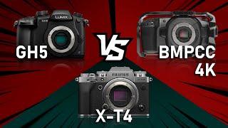 Лучшая КАМЕРА для ВИДЕО в 2020? GH5 vs Fujifilm X-T4 vs Black Magic Pocket Cinema Camera 4K