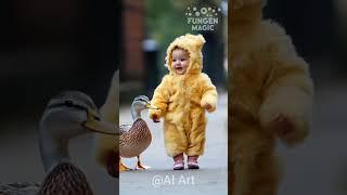 Baby Fashion Show Ai-Artist #short #trending #viral #foryou #shorts #kawaii #babygirl