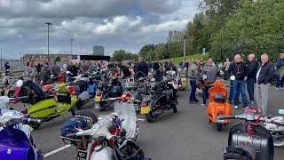 City Of Liverpool Scooter Club Open Day And Grand Rideout .  August 13th 2023 . Alder Park  .