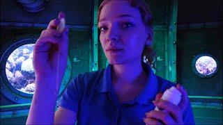 ASMR  Marine Biologist examines you (muffled underwater sounds) EP.2