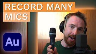 Record Two or More Mics at the Same Time - Adobe Audition Tutorial