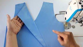 Method very easy neck design cutting and stitching You've never heard of it before