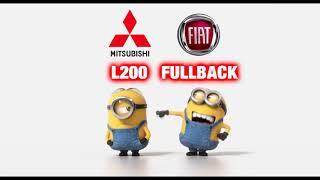 Mitsubishi L 200 vs Fiat Fullback Minions style