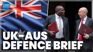  LIVE: UK strategises with Australian ministers on unstable global security