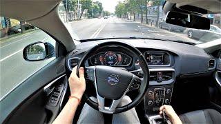 2013 Volvo V40 Momentum 1.6l 114HP - POV Test Drive & Fuel consumption check