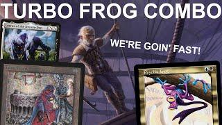 IT'S FROGGIN TIME! Vintage Turbo Frog. Time Vault/Key Combo with Psychic Frog. Lurrus Saga MTG