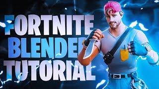 Fortnite Blender Thumbnail Tutorial (EASY) - Blender/Photoshop