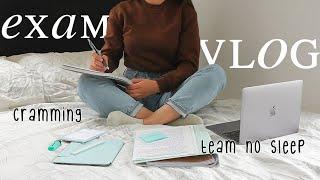 STUDY VLOG | productive day preparing for exams, studying for multiple subjects, notes & workout ️