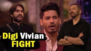 Bigg Boss 18 Today Episode Promo Digvijay Rathee Vivian Fight Front of Rohit Shetty #bb18