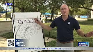 LIVE: 'Why Are You Here?' Houston Voters Write Out Reasons They're Voting This Election