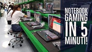 MSI factory tour, how to build a gaming notebook in 5 minutes