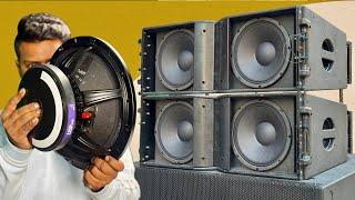 इसको लगा डाला तो Line Array Long Throw वाला।Acoustro Dj Speaker