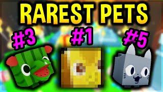 TOP 5 RAREST PETS in Roblox Pet Simulator X