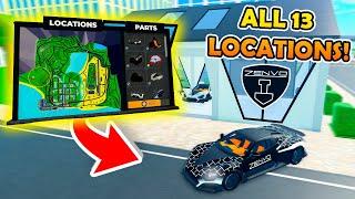 Zenvo Scavenger Hunt And ALL 13 LOCATIONS FOUND In Car Dealership Tycoon! (FAST METHOD)