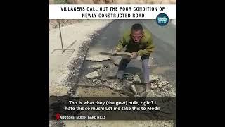Is this how a road should be?| Temporarily made | Meghalaya