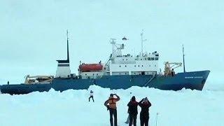 Helicopter set to rescue passengers aboard stranded Antarctic ship Akademik Shokalskiy