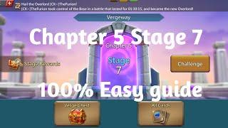 Lords mobile Vergeway Chapter 5 Stage 7 easiest guide