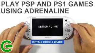 Running PSP and PS1 games on your PS Vita using ADRENALINE