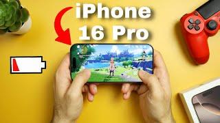 Gaming on iPhone 16 Pro | COMPLETE Battery Drain !