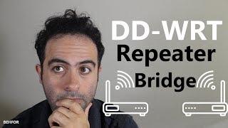 Extend your WiFi range using an Old Wireless Router (DD-WRT Repeater Bridge)