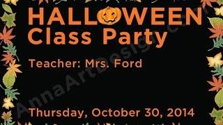 Halloween Class Party 2014