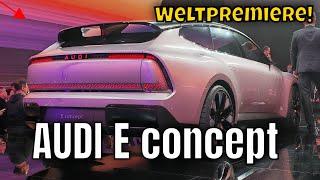 Revolution in China: Das AUDI E concept begeistert Shanghai | XXL-Details zum Star