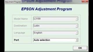 How to Resetting Service Printer Epson L3110, L3150 Free Download