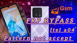 Itel A04 (A632W, A662L) frp bypass/ Google Account remove New update