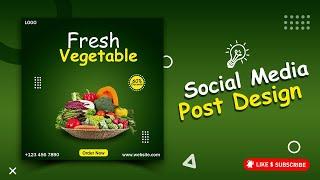 Social Media Post Design in Photoshop | Photoshop Tutorial | #socialmediapostdesign #Adoberokon