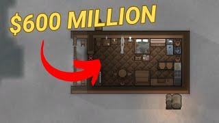 I made a $600M Wood Cabin in Rimworld