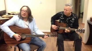 Tommy Emmanuel, Timur Vedernikov and Grigory Leps jamming blues