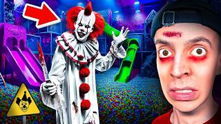 HORROR CLOWN eröffnet XXL KINDERSPIELELAND!  (gefährlich)