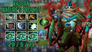 Raddan Nature's Prophet  Gameplay - Dota 2