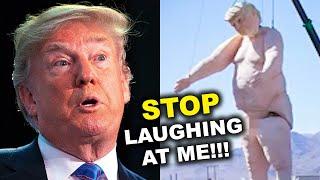 Republicans BLOW UP In Full Panic Over Enormous Naked Trump Statue