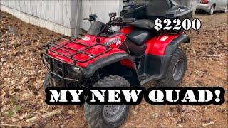 I bought a MINT 2003 Honda Rancher 350ES!