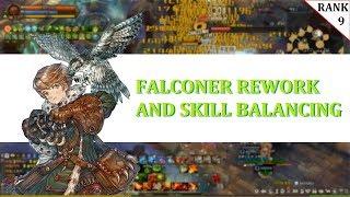 RANK 9｜Falconer Rework And Skill Balancing｜Tree of Savior