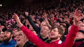 The Kop sings Mo Salah song against Roma