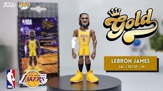 Unboxing LeBron James Gold Funko Pop | Funko Pop Premium Vinyl Figure | Funko Pop Lebron James