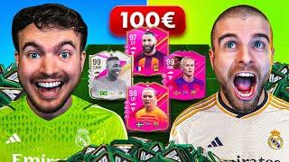 NEUER ACCOUNT! WER erreicht MEHR in 1 STUNDE mit 100€ in EA FC 24  (ACCOUNT BATTLE )