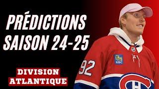 Prédictions LNH 24-25: Le Canadien terminera au ...