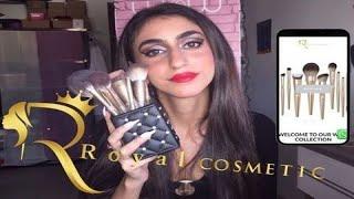 Royal Gold from Royal Cosmetic Brushes Set Review + Makeup Application!