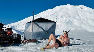 We spent 24 hours in a sauna on top of an active volcano.