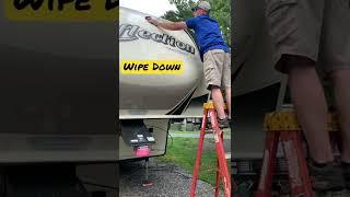 Get Rid Of Black Streaks On Your RV! #shorts