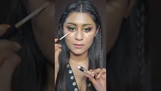 Relaxing Dramatic Neon eyes Tutorial you dont wanna miss | Ria Sehgal #shorts #ashortaday