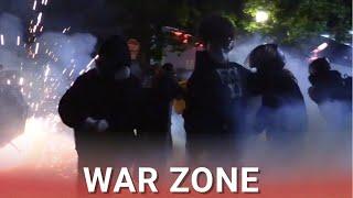 Mob of ‘violent rioters’ storm ICE facility with fireworks